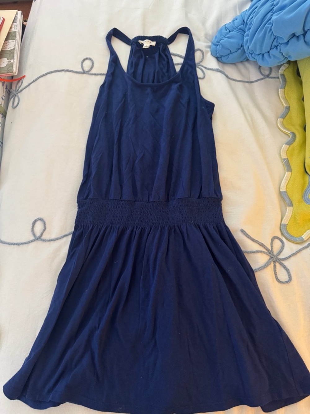 Soft Joie Navy Blue Racerback Sundress